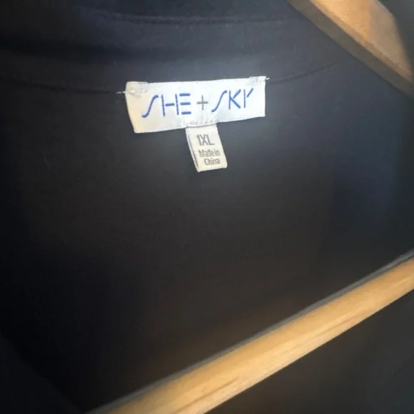 SHE+SKY Black ruffle dress - Picture 4 of 8